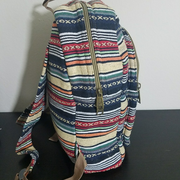 MOVING SALE FINAL PRICE Brand new handmade cotton boho chic backpack - Picture 2 of 4